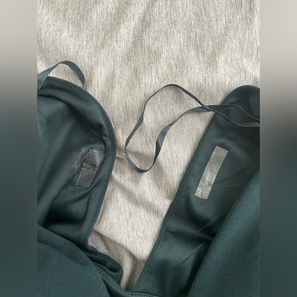 BHLDN Anthropologie Green Fira Dress V-Neck Gown Size 8 Bridesmaid Formal - Picture 13 of 13